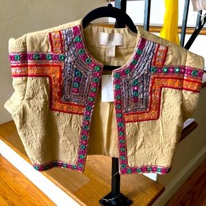 RARE NWT H&M mirror fully lined open vest